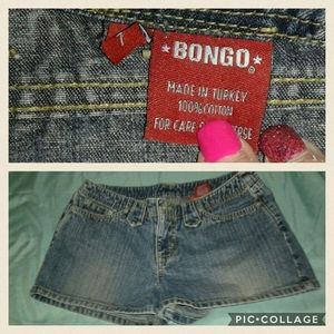 Bongo size 7 jean shorts